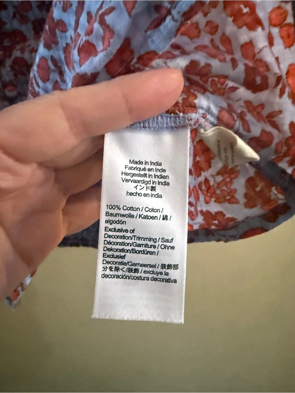 Madewell Kallie Button Front Smocked Top, size 8